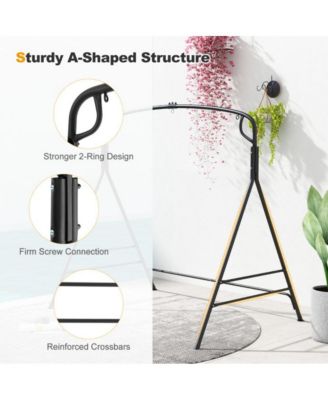 Outdoor Metal Swing Frame with Extra Side Bars