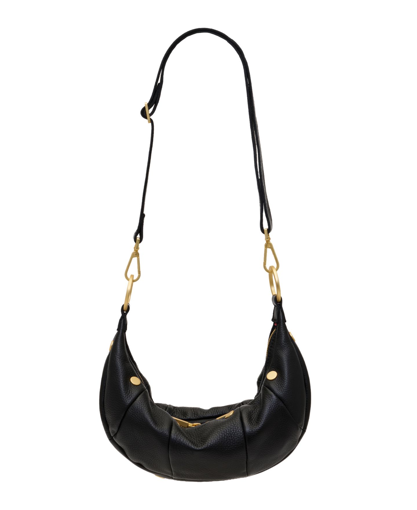 Женская сумка Hammitt Erica Small Leather Crescent Shoulder Handbag, цвет: Чёрный — фото 2