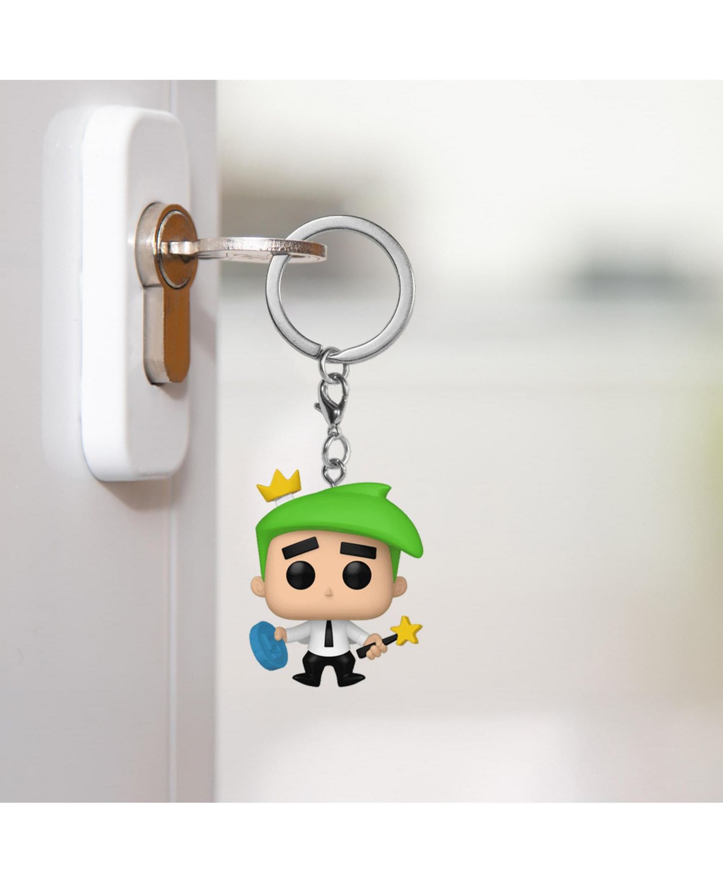 Детские фигурки Funko Pop! Fairly OddParents Cosmo with Philip the Nickel 1.5" Vinyl Collectible Keychain, Ages 3+ — фото 5