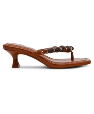 Women's Gwenn Thong Kitten Heel Dress Sandals