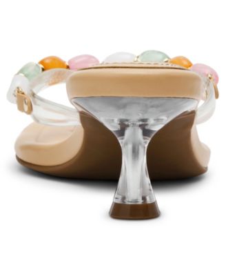 Women's Gwenn Thong Kitten Heel Dress Sandals