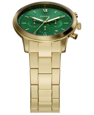 Men's Neutra Chronograph Gold-Tone Stainless Steel Watch, 44mm