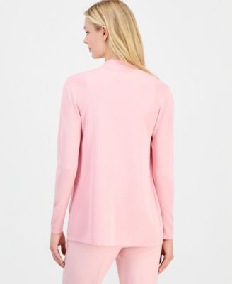 Women's Fine Rib Open-Front Malibu Cardigan