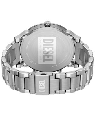 Men's Mr. Daddy Slim Quartz Multifunction Silver Stainless Steel Watch, 54mm