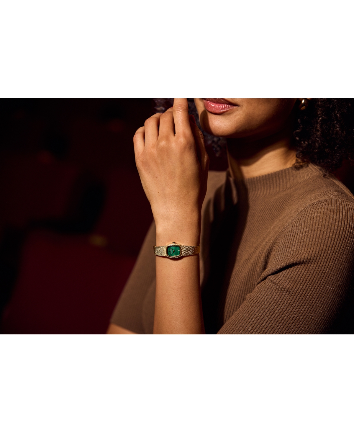 Bulova Women's Classic Goddess of Time Gold-Tone Stainless Steel Bracelet Watch 17mm