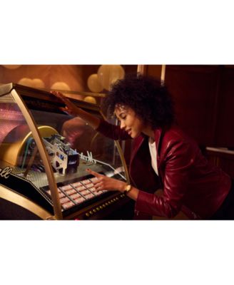 Women's Special Edition Apollo x Ella Fitzgerald Classic Rubaiyat Black Strap Watch 28.8mm