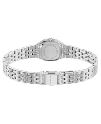 Women's Mellem Micro Quartz Two-Hand Silver Stainless Steel Less Than Watch, 22mm