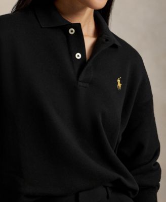 Women's Johnny Collar Fleece Sweatshirt