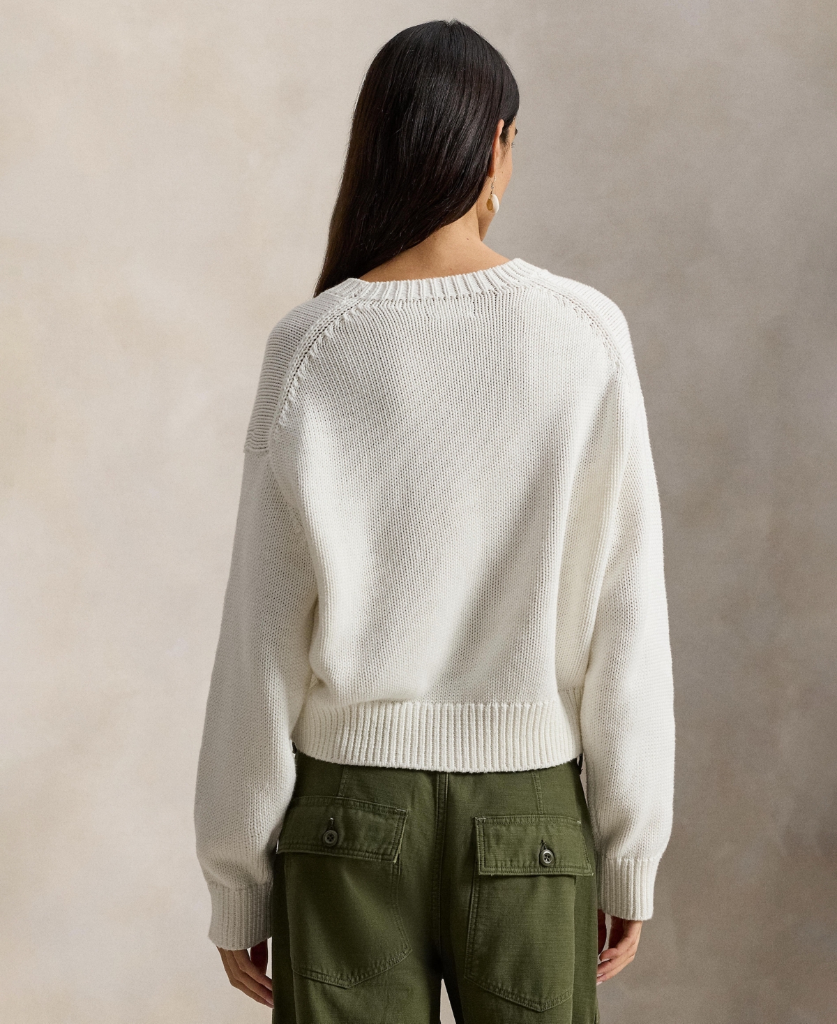 Polo Ralph Lauren Women's Big Pony Crewneck Sweater