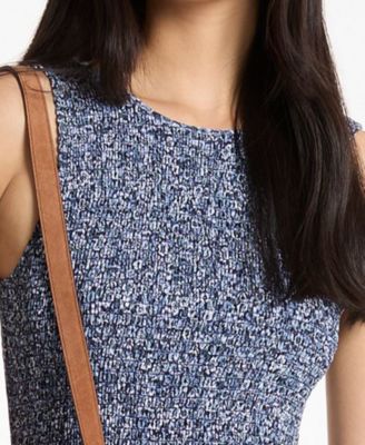 Women's High-Low Smock Crew Neck Maxi Dress