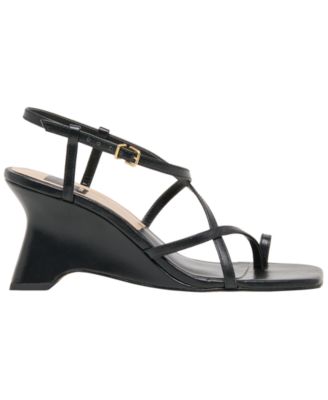 Women's Aylee Toe Ring Strappy Dressy Wedge Sandals