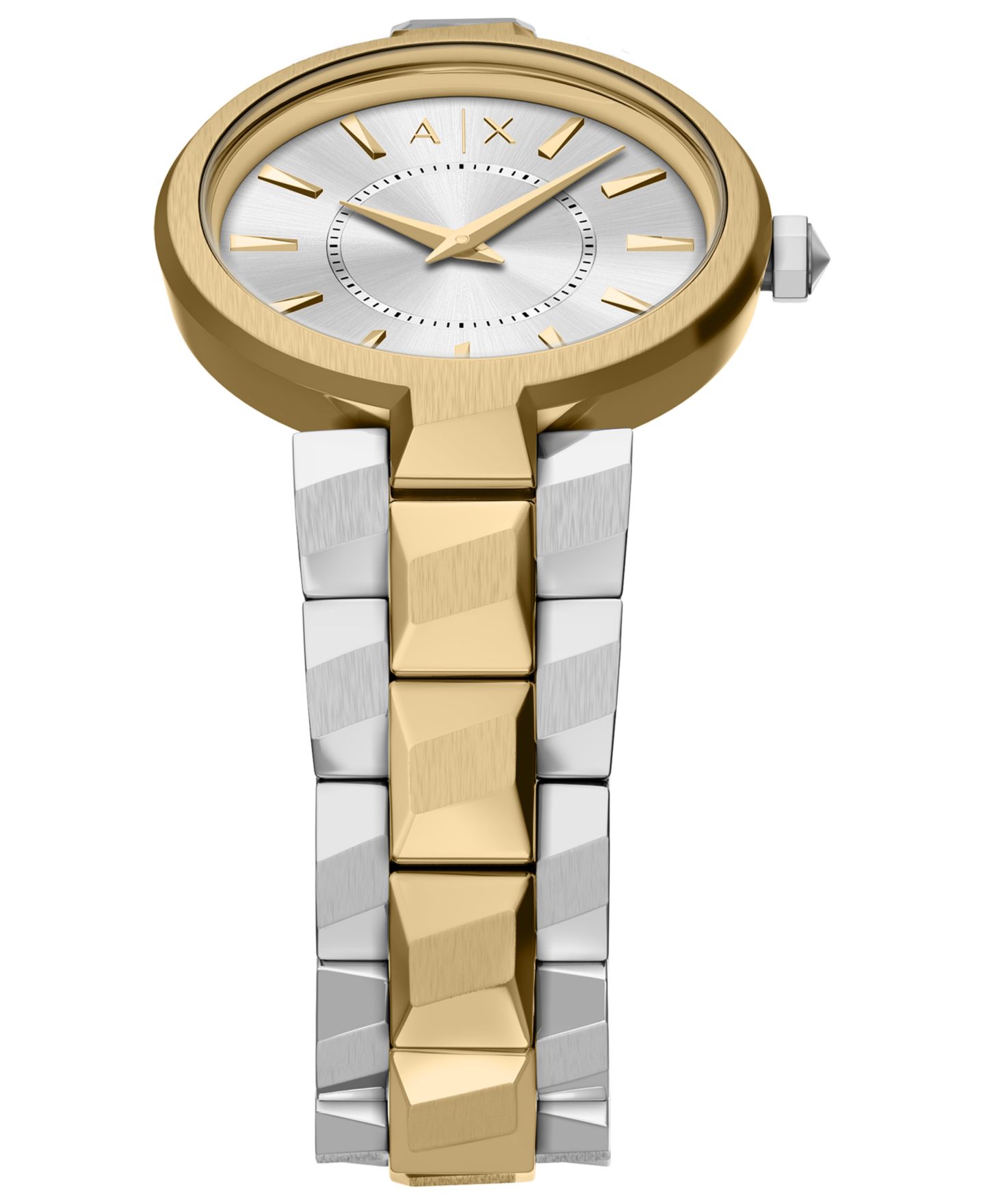 Женские часы A|X Armani Exchange Audora Two-Hand Two-Tone Stainless Steel Watch, 34mm — фото 5