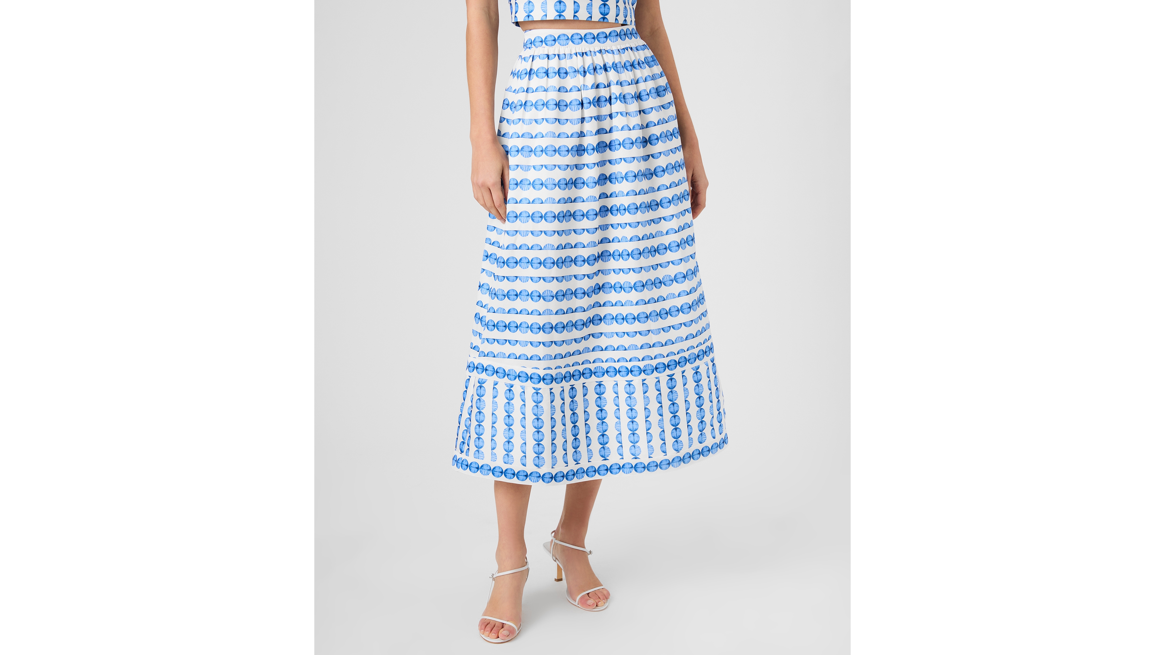 French Connection Women's Structured Taffeta Midi Skirt