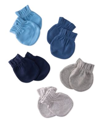 butterblu Baby Boys or Baby Girls Morgan Mittens 5-Pack - Blue 20$