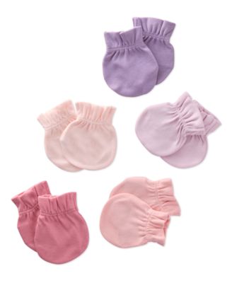 butterblu Baby Boys or Baby Girls Morgan Mittens 5-Pack - Pink 20$