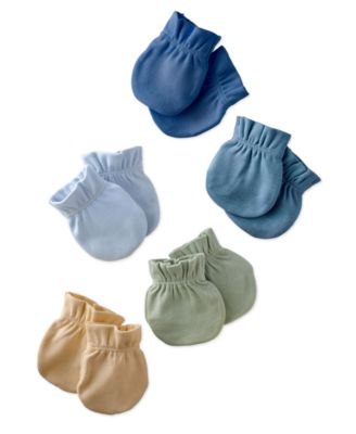 butterblu Baby Boys or Baby Girls Morgan Mittens 5-Pack - Terra 15$