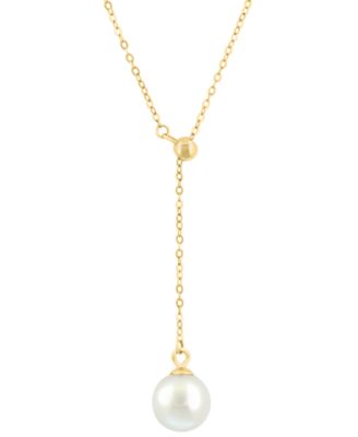 Freshwater Pearl Necklace in 14K Yellow Gold