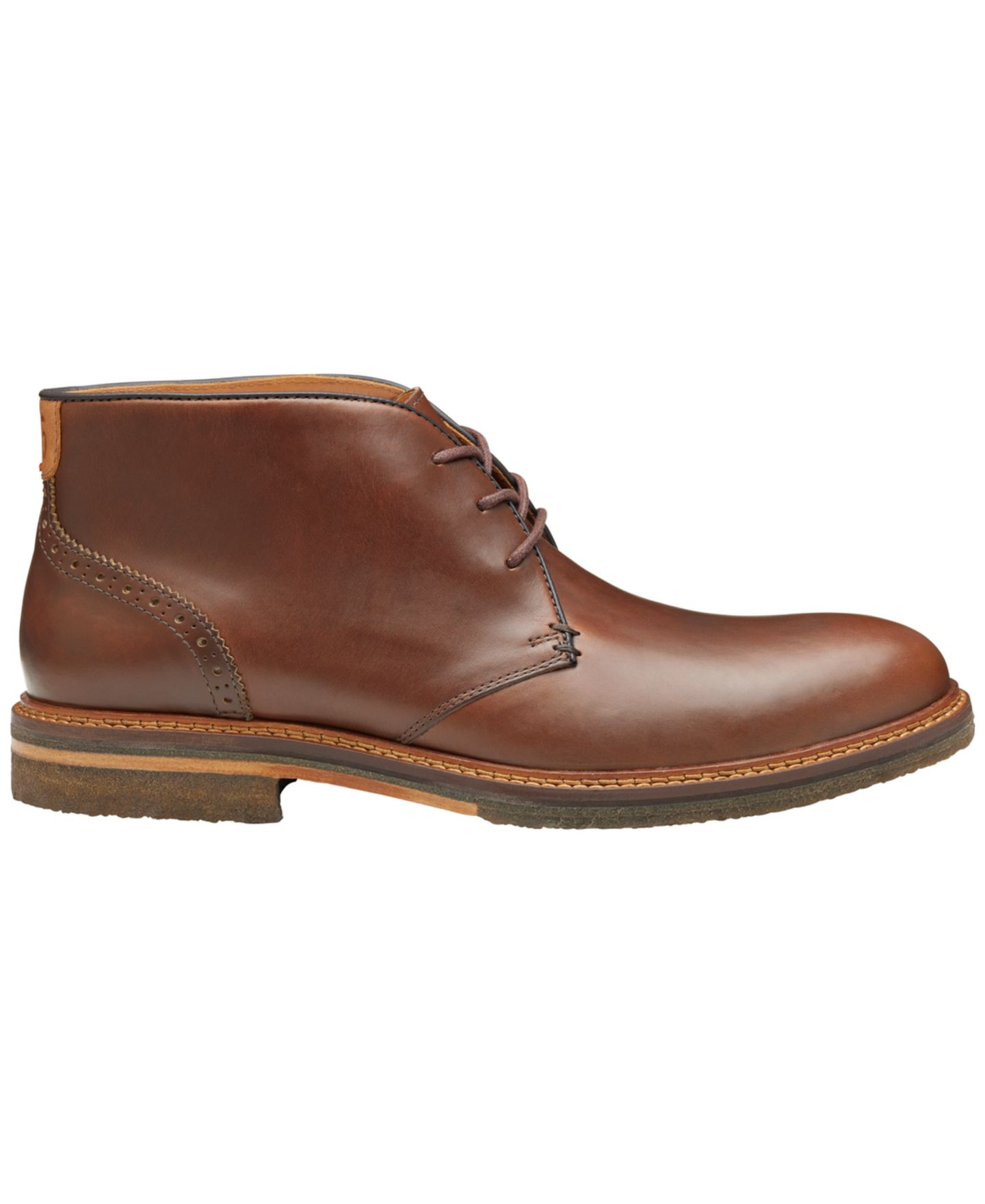 Мужские ботинки Johnston & Murphy Calder 2.0 Round Toe, цвет: Коричневый — фото 2