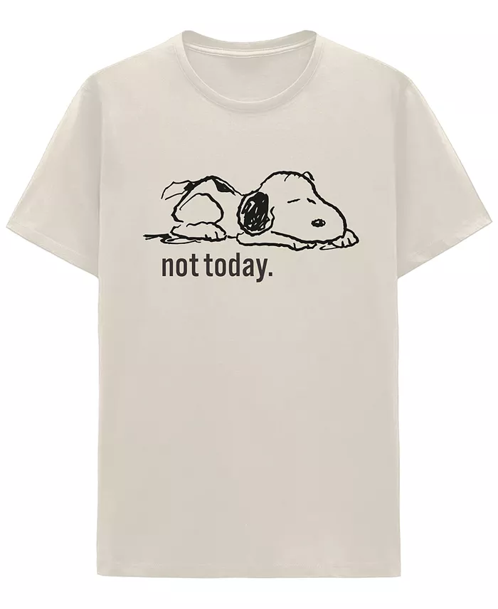 Men's Snoopy Not Today Crewneck T-Shirt