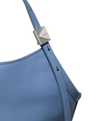 Deco Tulip Small Leather Tote Bag