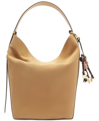 Simone Small Suede Hobo Bag