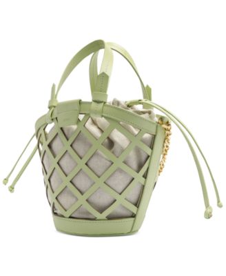 Petra Small Leather Bucket Handbag