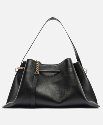 Alba Small Snap Button Shoulder Bag