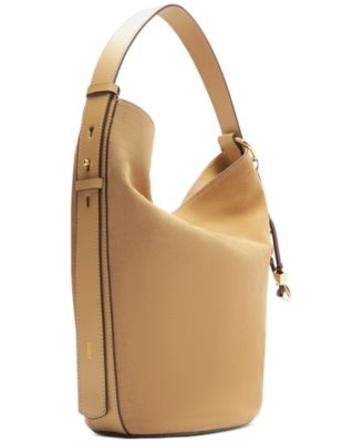 Simone Small Suede Hobo Bag