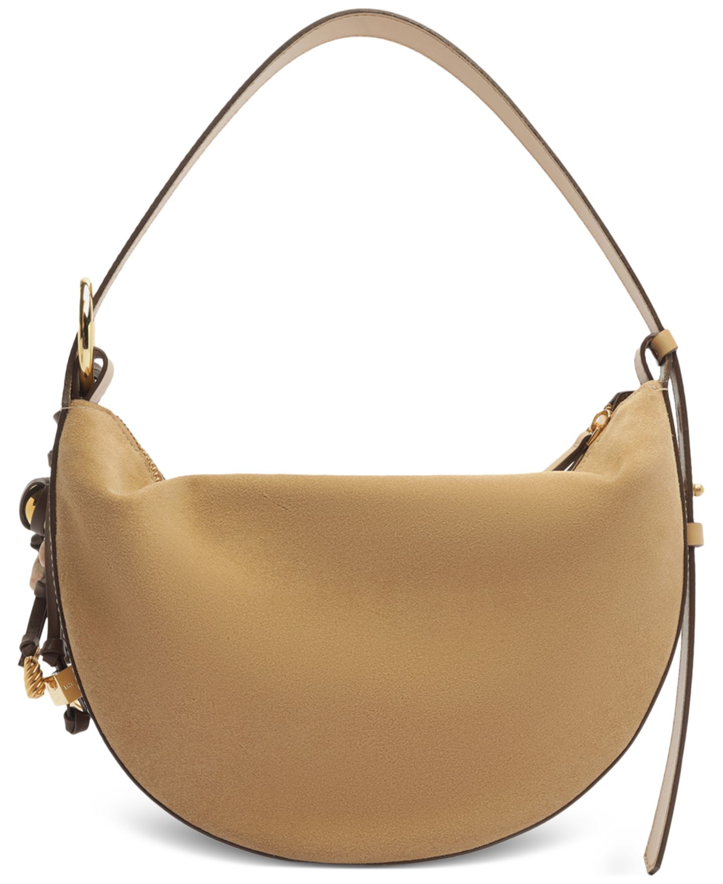Женская сумка Arezzo Simone Medium Suede Shoulder Handbag, цвет: Verano — фото 2