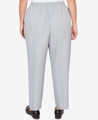 Plus Size Al Fresco Tailored Flat Front  Pants