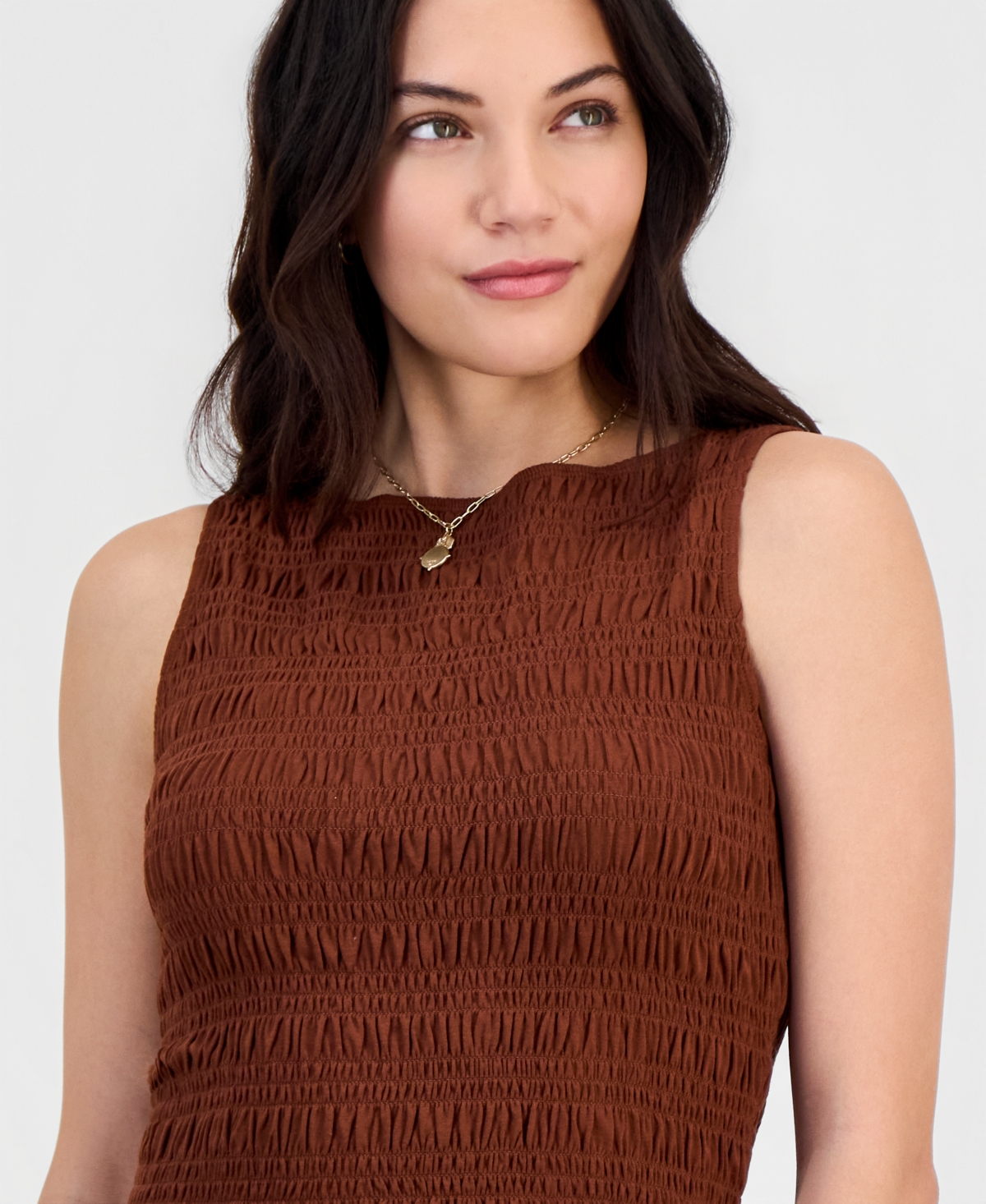 And Now This Women's Smocked Peplum Top, Macy's Exclusive