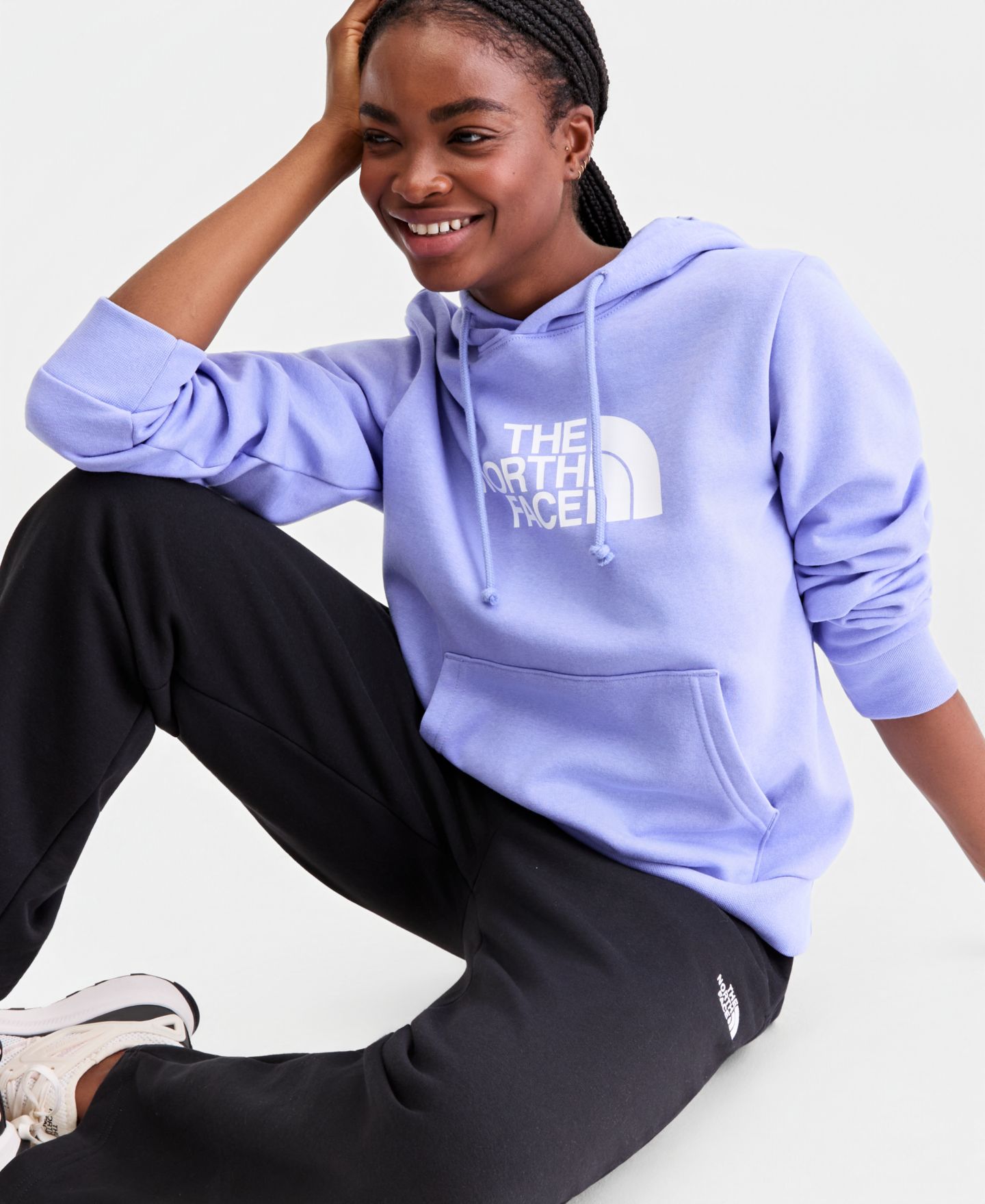Женское худи The North Face Evolution Half Dome, цвет: Барвинковый сияющий — фото 5