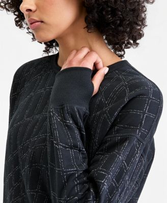 Women's Quilted Reversible Crewneck Sweatshirt