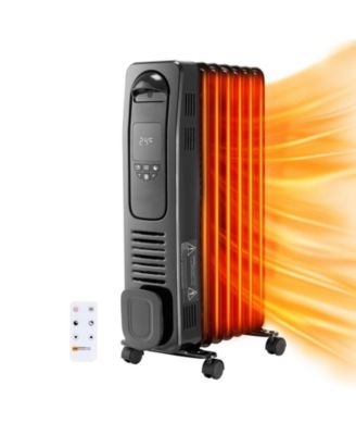 1500W Oil Filled Radiator with Digital Controls & 24-Hour Timer