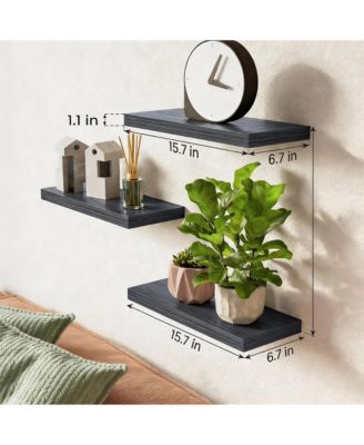 Rustic Floating Shelves for Bathroom, Bedroom, Kitchen