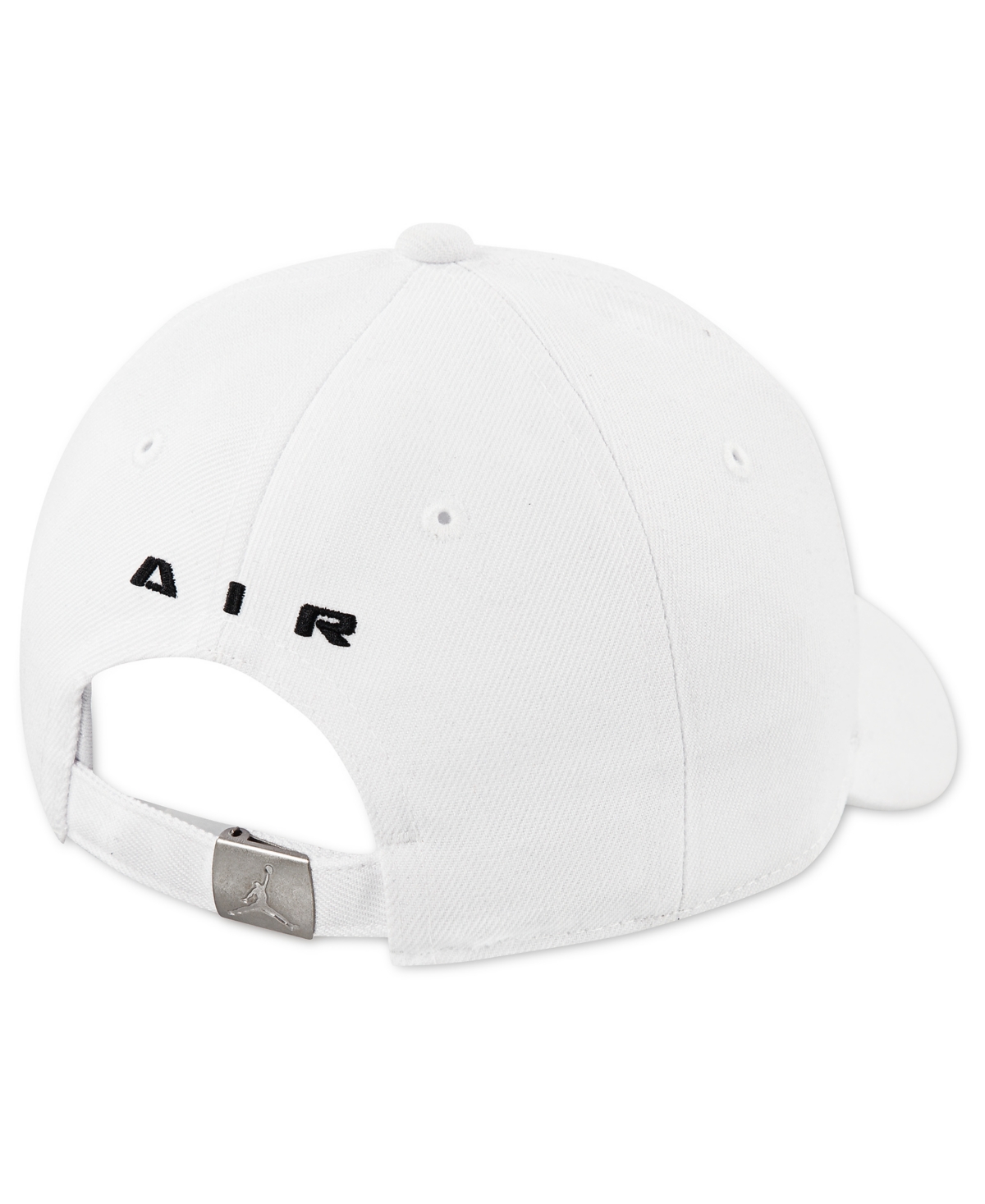 Jordan Boys' 8-20 Structured Strap Back Cap In White