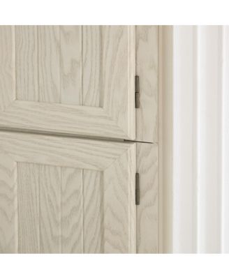 4-Tier 72" Corner Kitchen Pantry Storage Cabinet with 8 Doors