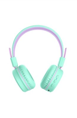 KidJamz KJ55BT (2 Pack) Bluetooth Wireless Headphones for Kids w/ LED Lights
