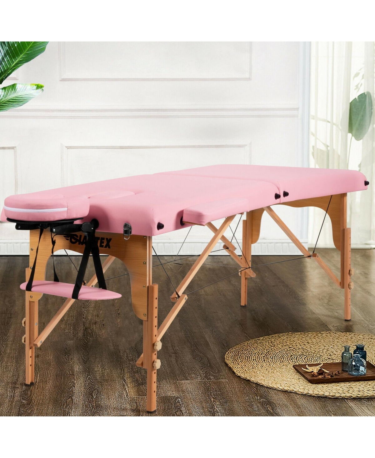 Sugift Portable Adjustable Facial Spa Bed with Carry Case