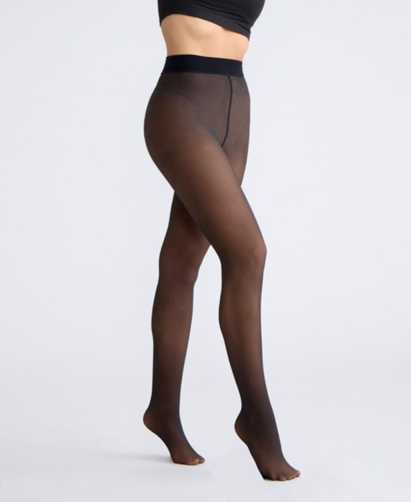 Женские колготки Hanes Allstar Products Group Light Nude Sheer-Illusion Tights, цвет: Тёмный телесный — фото 1