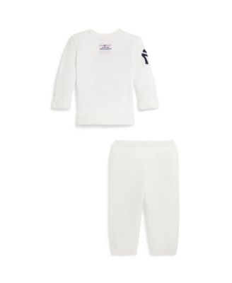 Baby Boys' Yankees Round Neck Sweater and Pants, 2-Piece Set