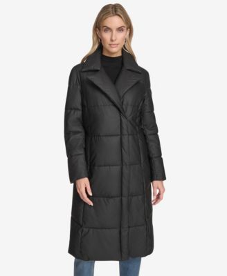 Women's Farren Quilted Faux Leather Puffer