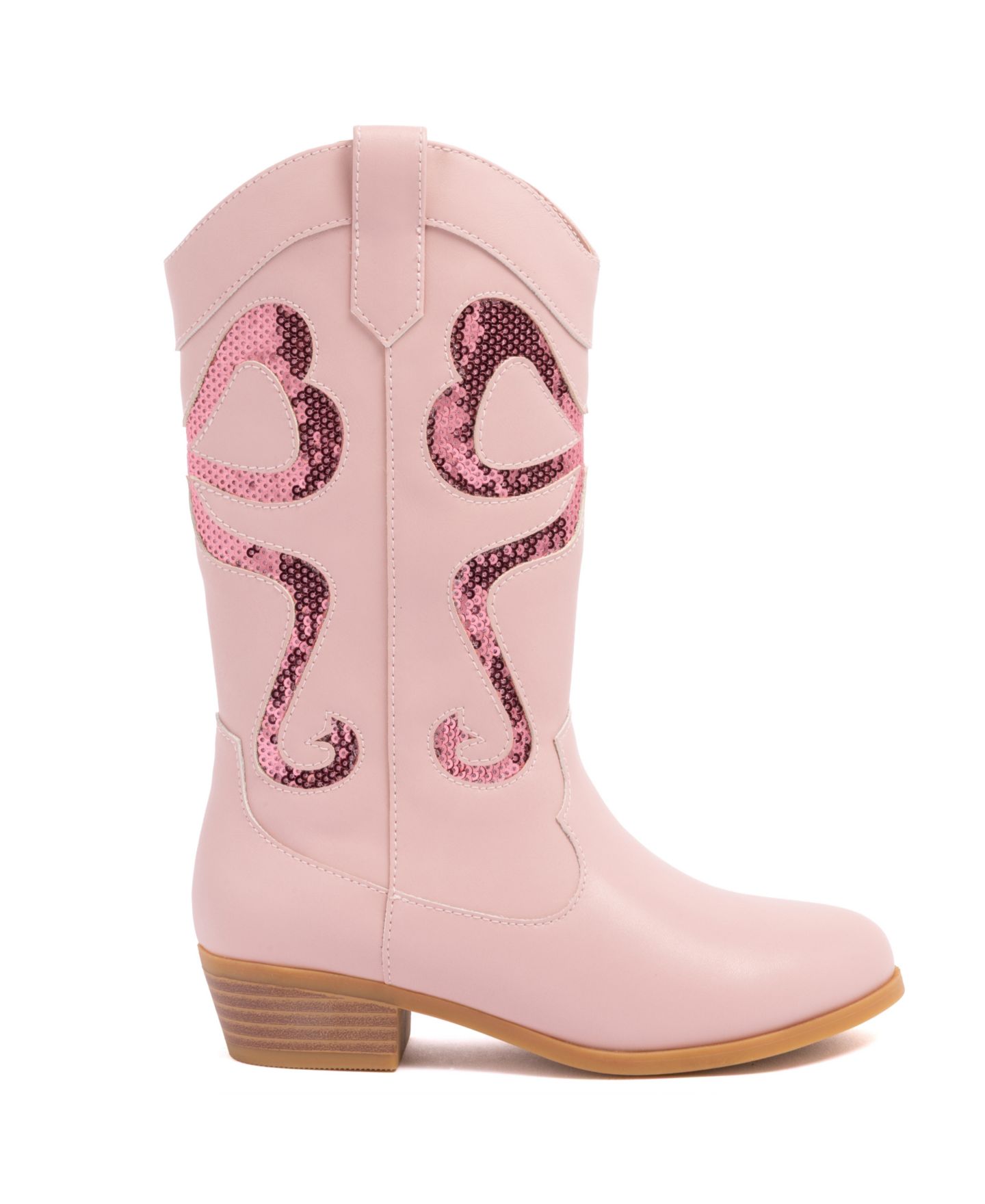 Ботинки Sugar Baysie Western Boots для девочек, цвет: Пудровый — фото 2