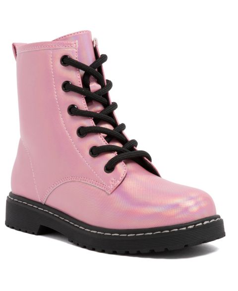 Ботинки Sugar Chloe Combat Boots для девочек, цвет: Розовый