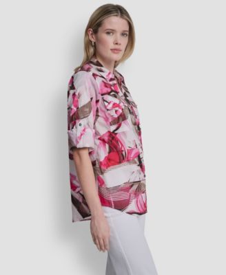 Women's Printed Long-Sleeve Shirt