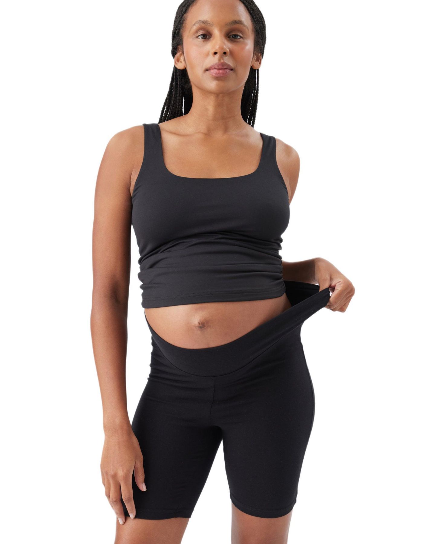 Женские шорты Ripe Maternity Maternity Ripe Organic Cotton Bike Shorts, цвет: Чёрный — фото 5