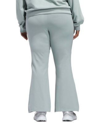 Plus Size Small Logo Flare Pants