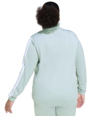 Plus Size Essentials Tricot Three Stripes Track Jacket