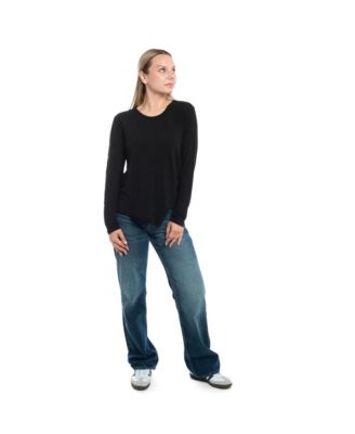 Women's Long Sleeve with Asymmetrical Hem Tee