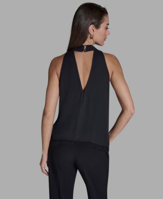 Women's Sleeveless Halter Neck Blouse
